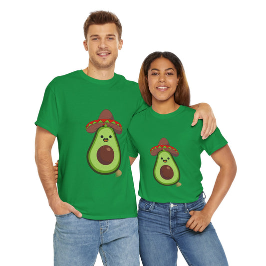 Happy Avocado Unisex Heavy Cotton Tee