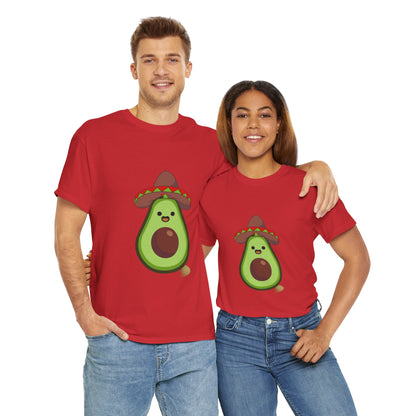 Happy Avocado Unisex Heavy Cotton Tee