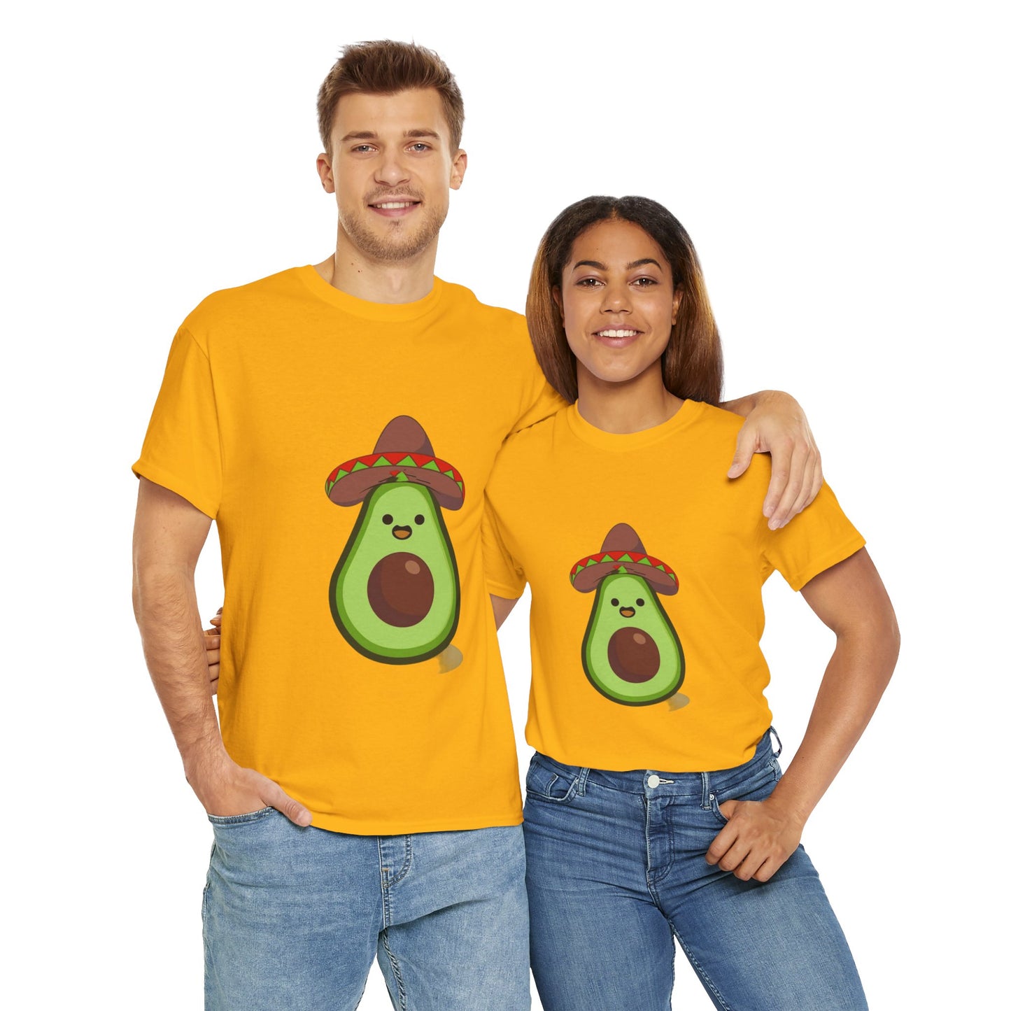 Happy Avocado Unisex Heavy Cotton Tee